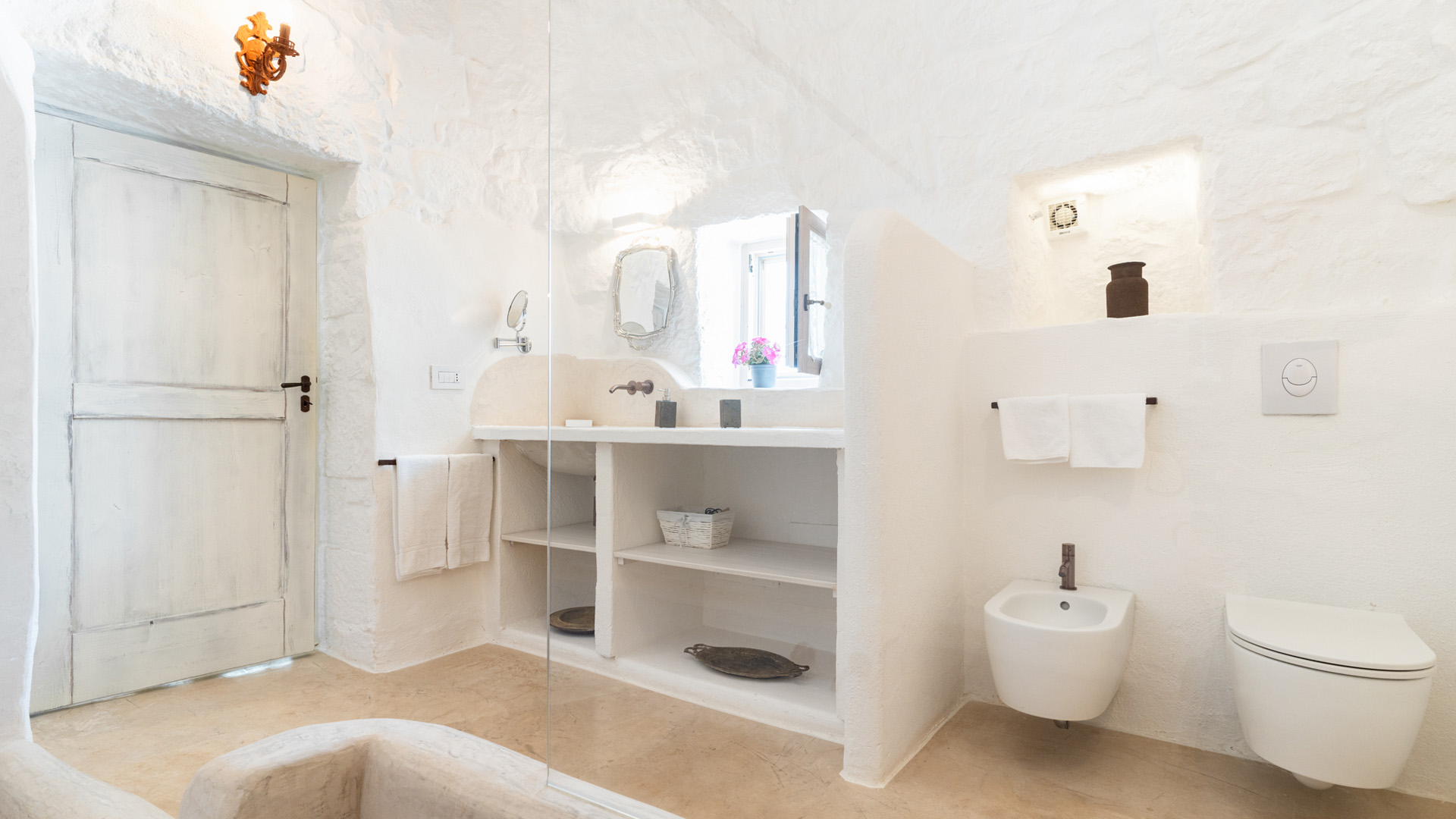 Petranima Wellness in Trulli - Alcova bagno